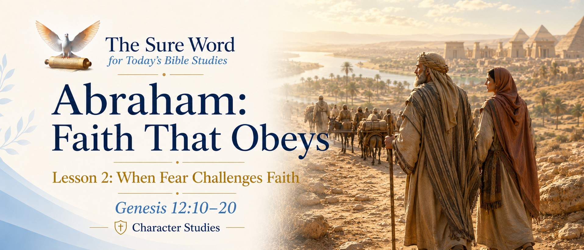 Abraham: Faith That Obeys. Lesson 2: When Fear Challenges Faith